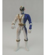 2004 Bandai Power Rangers SPD Omega White Ranger With Movable Joints 3.5... - £9.92 GBP