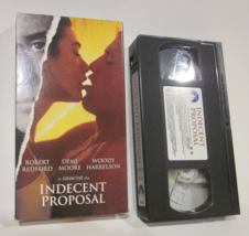 Indecent Proposal VHS 1993 Robert Redford Demi Moore Woody harrelson Movie - £3.53 GBP
