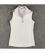 Nancy Lopez Golf Polo Women&#39;s Small Top Sleeveless Polyester Blend S - $20.92 CAD