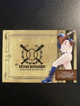 2004 Playoff Prime Cuts II /699 Alfonso Soriano #12 Texas Rangers - $3.96
