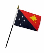 RFCO Papua New Guinea 4&quot;x6&quot; Desk Stick Flag (No Base) (1 Flag) - €2,52 EUR+