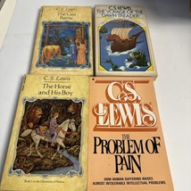 C.S. Lewis Book Lot Of 4 Narnia Vintage Fantasy Self-Help - $8.55