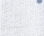 1/2 Yard - White Terry Chenille Fabric - Sold by the 0.5-Yard Piece M218.02 - £6.66 GBP
