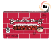 6x Packs Boston Baked Beans The Original Candy Coated Peanuts Candy | .8oz - £7.27 GBP