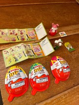 Lot of Kinder Joy Egg Mini Miniature Plastic Vinyl Toy Animal Puzzle Surprises - - $11.29