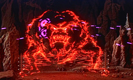 1956&#39;s FORBIDDEN PLANET Id Monster under fire color 6x10 scene - $6.49