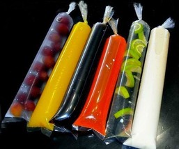 2 x Ice Cream Popsicle Mold DIY Disposable Plastic Package Bags Grab Now... - $19.50