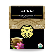 Buddha Teas Organic Pu-Erh Tea, 18 Tea Bags - $13.09