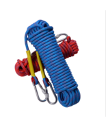 10M Professional Outdoor Rock Climbing Rope Cord Safety Rescue Ropes Hik... - $490.64 MXN