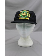 Pittsburgh Pirates Hat (VTG) - Baseball Field Block Script Graphic - Sna... - £51.11 GBP