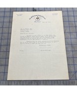 The W.M. Grand Lodge Of Texas A.F. &amp; A.M. 1923 Letter Waco Texas - $18.71