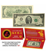 2020 Chinese Lunar New YEAR of RAT 1976 Bicentennial $2 Bill w/Foldover ... - £21.28 GBP