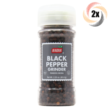 2x Grinders Badia Black Pepper Seasoning | 2.25oz | Gluten Free | Pimienta Negra - £12.90 GBP