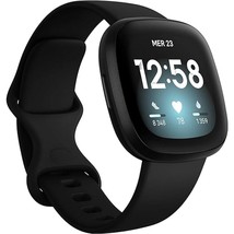 Versa 3 Health &amp; Fitness Smartwatch With Gps, 24/7 Heart Rate, Alexa Bui... - £242.36 GBP
