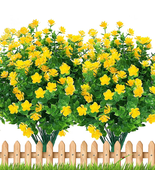 Artificial Flowers for Outdoors UV Resistant-12 PCS Bundles Faux Fake Ou... - €31,14 EUR