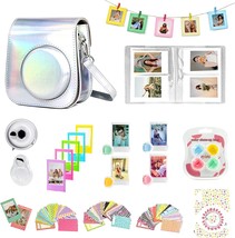 Caiyoule Instant Camera Accessories Kit Compatible With Fujifilm, Shiny Silver - £30.55 GBP
