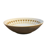 Interlude By Mikasa fine China elite Interlude 6” Bowl Tan Black Triangles - $19.85 CAD