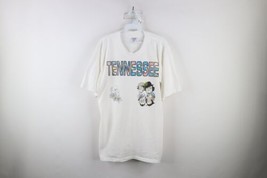 Vtg 90s Streetwear Womens XL Spell Out Tennessee Cat Kitten Clown T-Shirt USA - £35.37 GBP