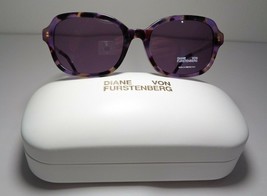 Diane von Furstenberg DVF685S Purple Tortoise New Women&#39;s Sunglasses - £157.96 GBP