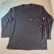 Ariat Rebar Long Sleeve Logo Workwear T-Shirt Men’s XL Tall Black Cotton... - $27.95