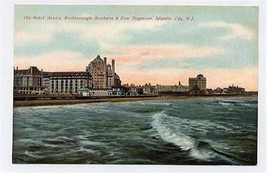 Hotels Dennis Marlborough Blenheim &amp; Traymore  Postcard 1900&#39;s Atlantic City NJ - £9.31 GBP