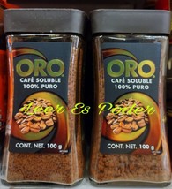 2X CAFE ORO SOLUBLE 100% PURO / INSTANT COFFEE - 2 de 100g c/u - ENVIO P... - $31.92