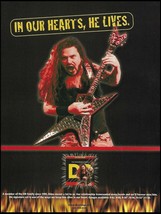 Dimebag Darrell Signature DR Hi-Voltage Guitar Strings ad 2003 advertisement 2D - $4.01