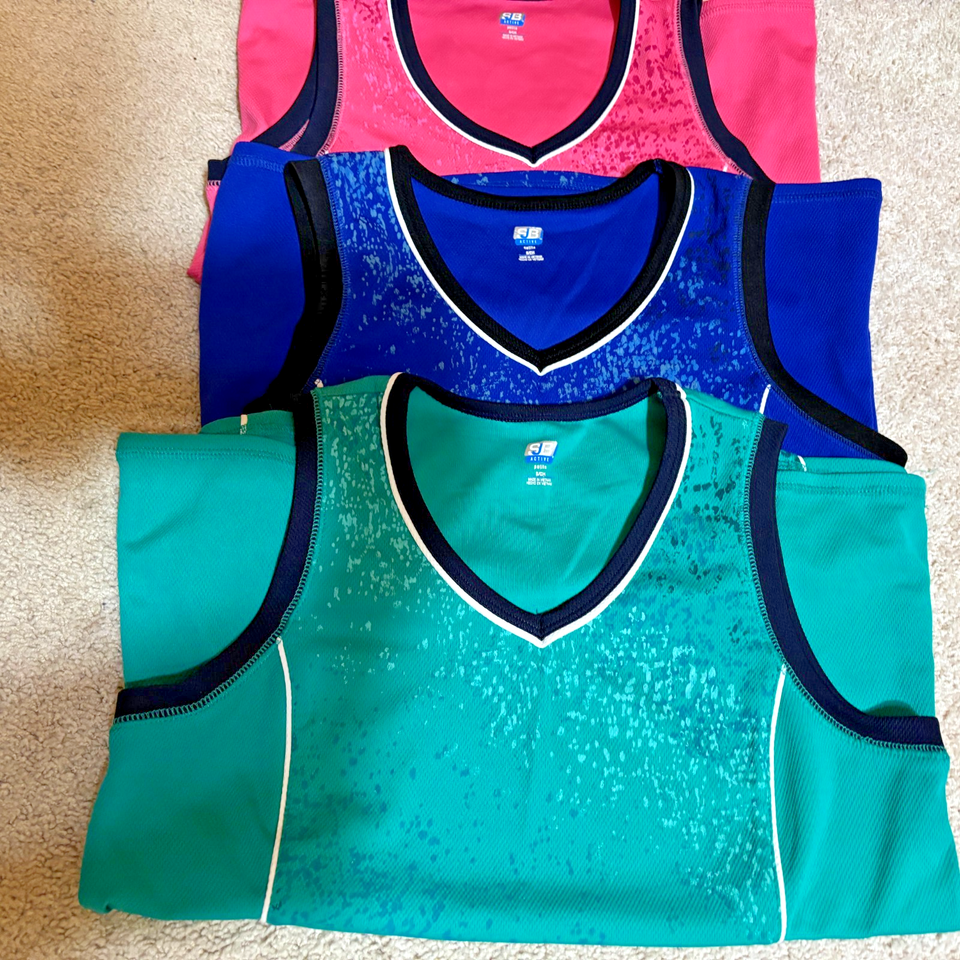 SB Active ladies PS sleeveless V-neck straight cut hem Tops 3 colors ava... - $14.00