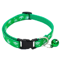 Snowflake Collar Adjustable Breakaway Bell Kitty Cat Puppy Dog Christmas... - $6.00