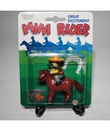 HANS Mini Rider Wind-Up Toy 200-C Mexican Bandito with Gun on Horse Sealed - £11.95 GBP