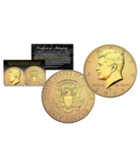 2016-D Kennedy Half Dollar Coin REVERSE MIRROR IMAGING &amp; FROSTING 24K Go... - £14.67 GBP