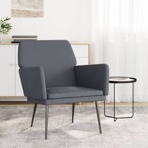  Armchair Dark Grey Velvet (100% polyester), metal, plywood Standard - $2,738.03 MXN