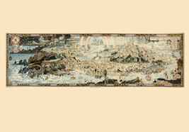 20x30&quot; CANVAS Decor.Room design art print.Ancient map of Faityland.Fairy.6123 - £51.43 GBP