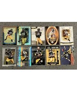 Lot of 10 Different PLAXICO BURRESS Steelers Cards w (3) RC&#39;s 2000-2012 - $110.95 MXN