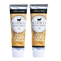 Dionis Goat Milk Hand Cream 2 Piece Travel Gift Set - Vanilla Bean - £24.08 GBP