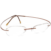 Silhouette Eyeglasses 7799 40 6069 Titan Brown Rimless Frame Austria 48[]19 140 - £157.31 GBP