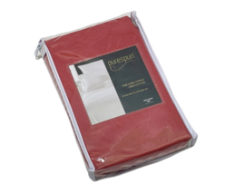 Purespun Pillowcase Set Long-Staple 100% Cotton Red Welspun 20&quot; x 30&quot; Standard - £14.24 GBP