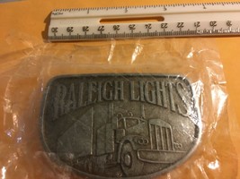 Vintage Raleigh Lights Brass Belt Buckle - £15.61 GBP