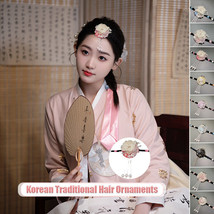 Retro Korea Traditional Hanbok Hair Hoop Stage Performance Hairbands Acc... - $16.06+