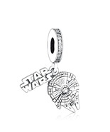 Star wars 925 Sterling Silver Charms Original Pandora Bracelet Jewel - £19.63 GBP