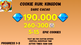 190,000 Diamonds Dark Cocoa Run Kingdom Cookie-show original titleOrigin... - £18.33 GBP