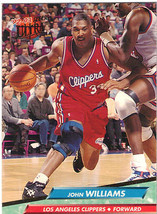 M) 1992-93 Fleer Ultra NBA Basketball Trading Card John Williams #283 Clippers - £1.53 GBP