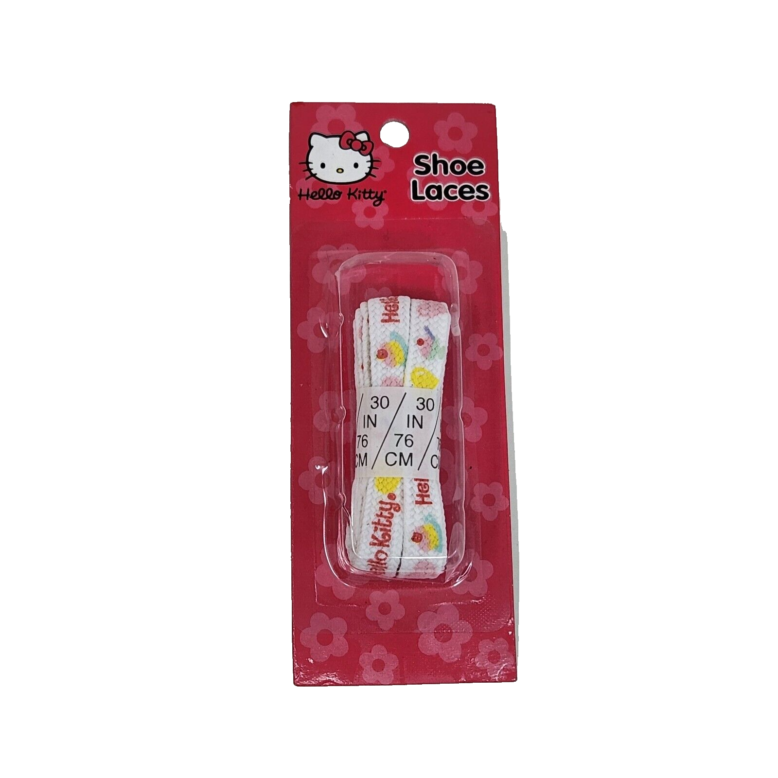 2003 SANRIO HELLO KITTY SHOES LACES CUPCAKE ICE CREAM 30 INCHES LONG NEW... - $17.10