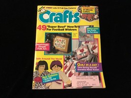 Crafts Magazinejanuary 1989 Super Bowl How To’s for football widows - £7.86 GBP
