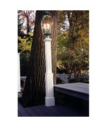 Finial Top Lantern Post w. Fluted Base - $603.62