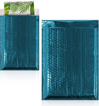 Teal METALLIC Poly Bubble Mailers 6.5x9 / 350 Mailing Padded Envelopes - £92.18 GBP