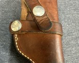 HUNTER CO HOLSTER 1100 K-20 Vintage BROWN Leather Small RH Gun Pistol - $21.78