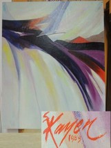 Painting signed 20x16 S Kamen Canvas expressionist Samuel Sam Sailing San Diego - £176.92 GBP