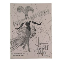 The Ziegfeld Club Anniversary Ball Program December 2, 1966, Barbra Stre... - $27.01