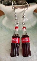 Brand New Coca Cola Resin Bottle Earrings Absolutely Adorable!!! - £5.57 GBP